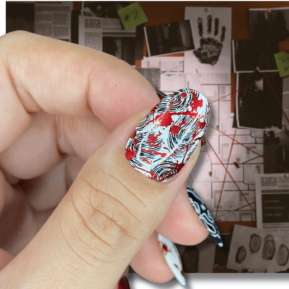 Crime Scene (M394) - Nail Stamping Plate