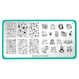 Critter Asanas (M433) - Nail Stamping Plate