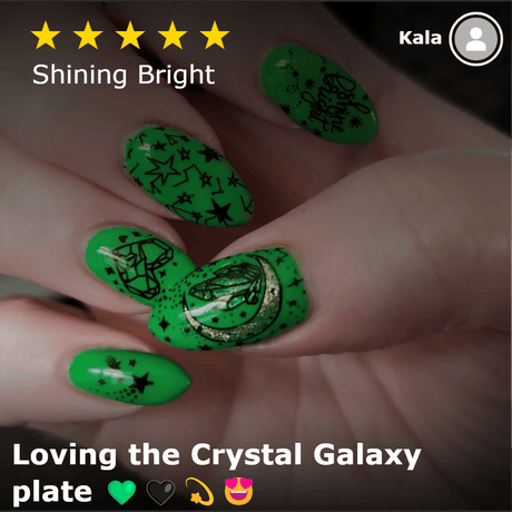 Crystal Galaxy: Space-Themed Nail Stamping Starter Kit