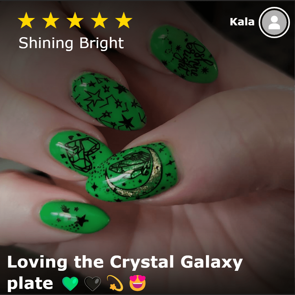 Crystal Galaxy: Space-Themed Nail Stamping Starter Kit