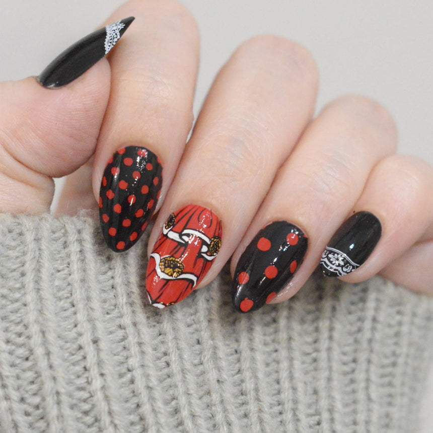 Dance of Life (M733) - Nail Stamping Plate