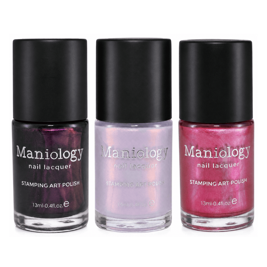 Dark Arts: 3-Piece Nail Stamping Polish Set