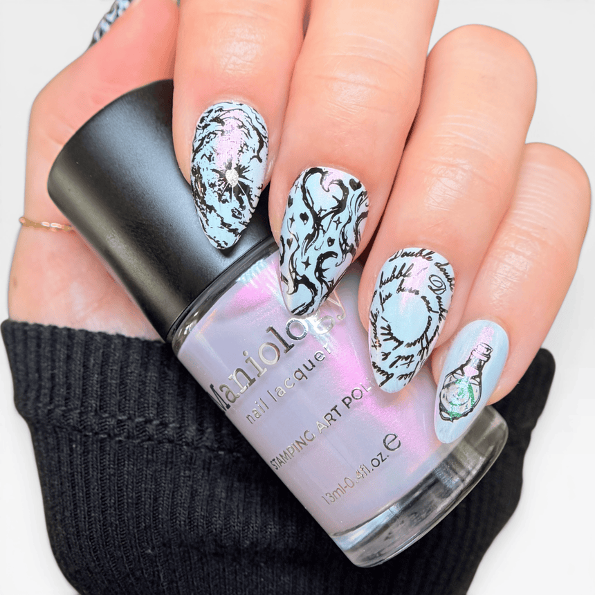 Dark Arts: Crystal Gazer (B599) - Sheer Purple Duochrome Stamping Polish