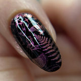 Dark Arts: Crystal Gazer (B599) - Sheer Purple Duochrome Stamping Polish
