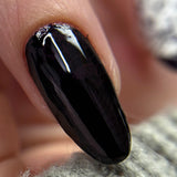 Dark Arts: Shadow Work (B598) - Black Red Pearl Creme Stamping Polish