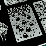 Darkness Blooms (M616) - Nail Stamping Plate