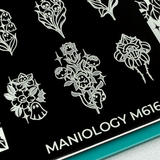 Darkness Blooms (M616) - Nail Stamping Plate