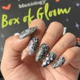 Darkness Blooms (M616) - Nail Stamping Plate