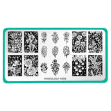 Darkness Blooms (M616) - Nail Stamping Plate