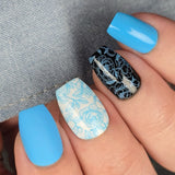 Cloudsong (B572) - Sky Blue Pearl Creme Stamping Polish
