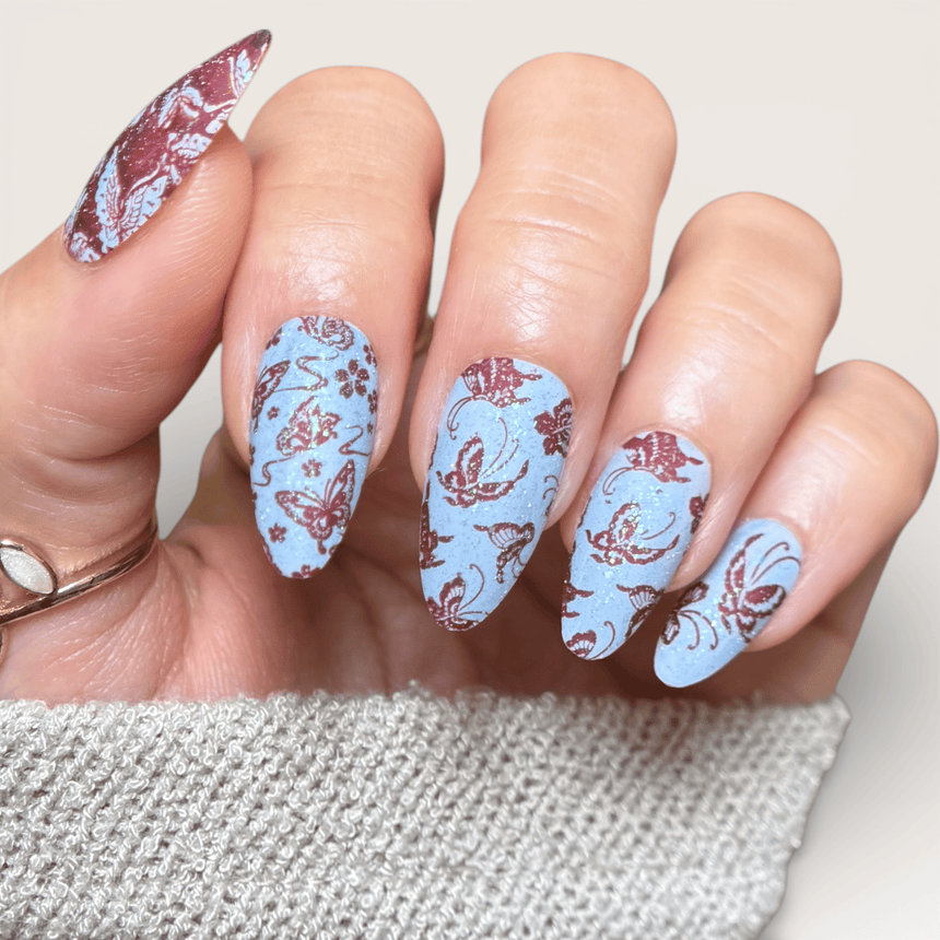 Delicate Wings (M693) - Nail Stamping Plate