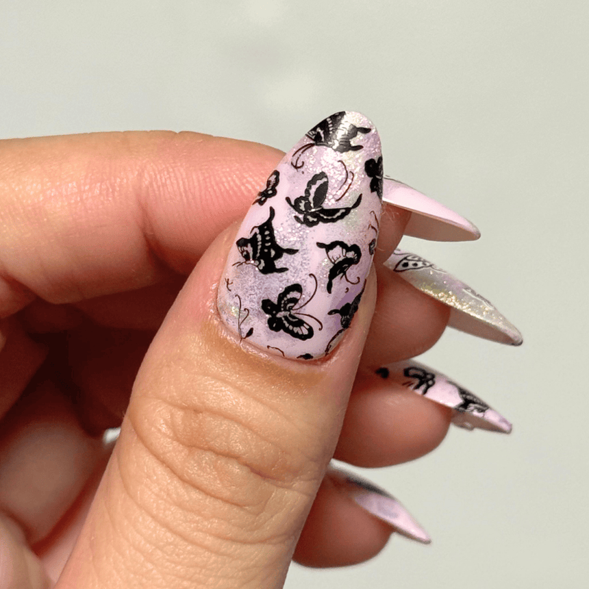 Delicate Wings (M693) - Nail Stamping Plate