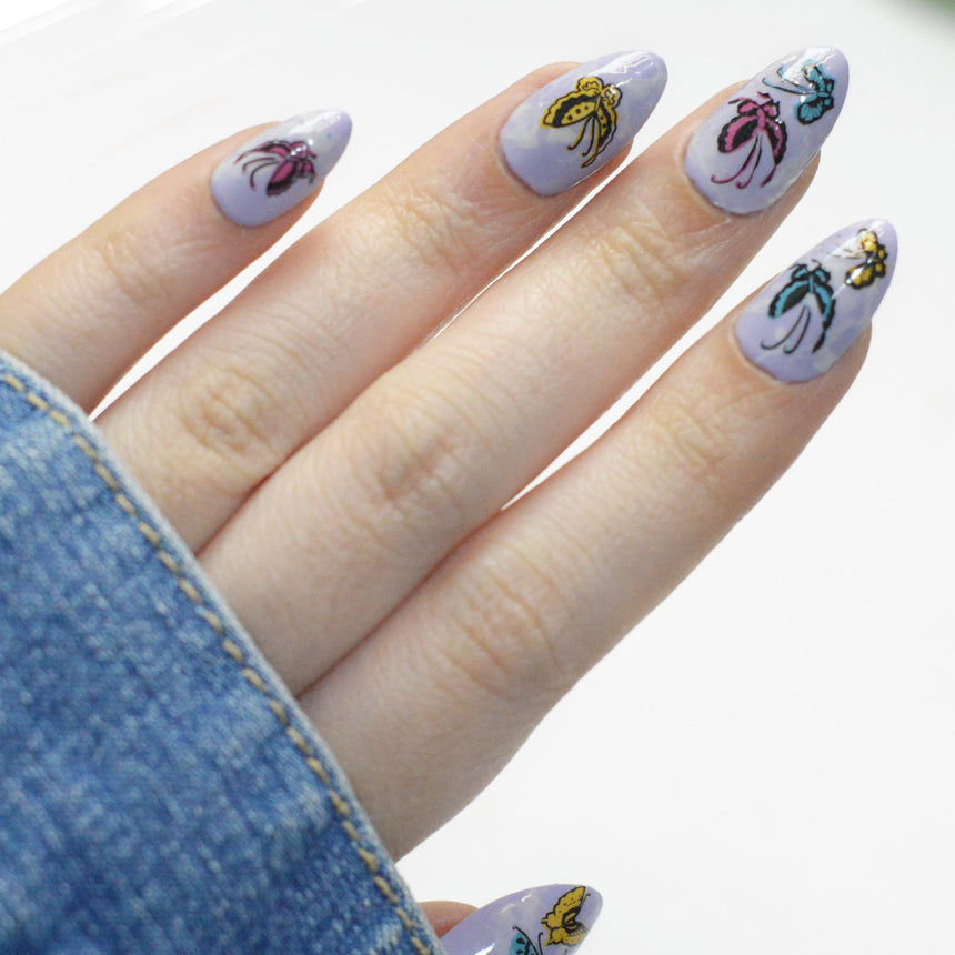 Delicate Wings (M693) - Nail Stamping Plate