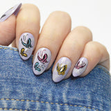 Delicate Wings (M693) - Nail Stamping Plate