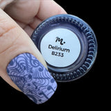 Delirium (B233) - Dark Purple Stamping Polish