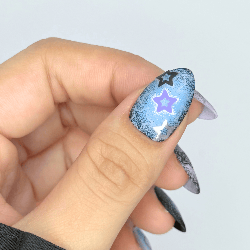 Digital Footprint (MS-121) - Nail Art Sticker