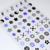 Digital Footprint (MS-121) - Nail Art Sticker