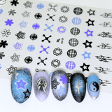 Digital Footprint (MS-121) - Nail Art Sticker