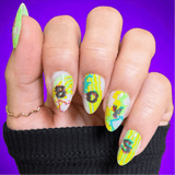 Digital Glitch (M632) - Nail Stamping Plate