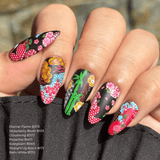 Draped in Elegance (M677) - Nail Stamping Plate