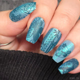 Draped in Elegance (M677) - Nail Stamping Plate