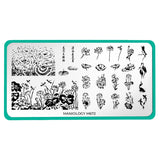 Dreaming Lotus (M672) - Nail Stamping Plate