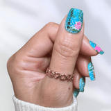 Dreaming Lotus (M672) - Nail Stamping Plate