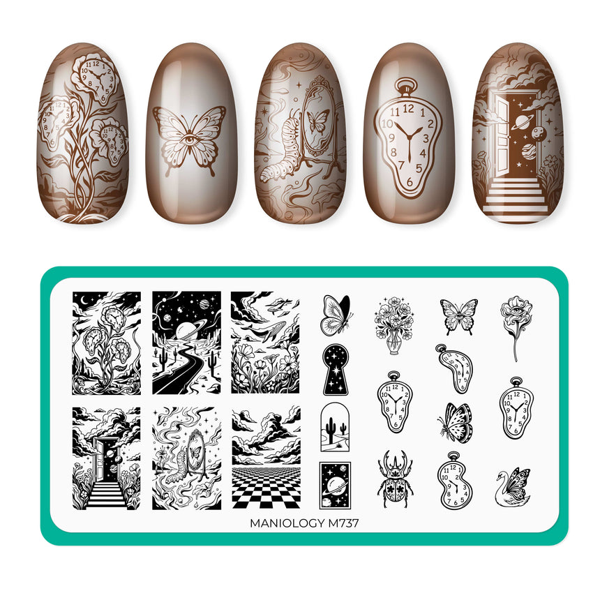 Dreamscapes (M737) - Nail Stamping Plate