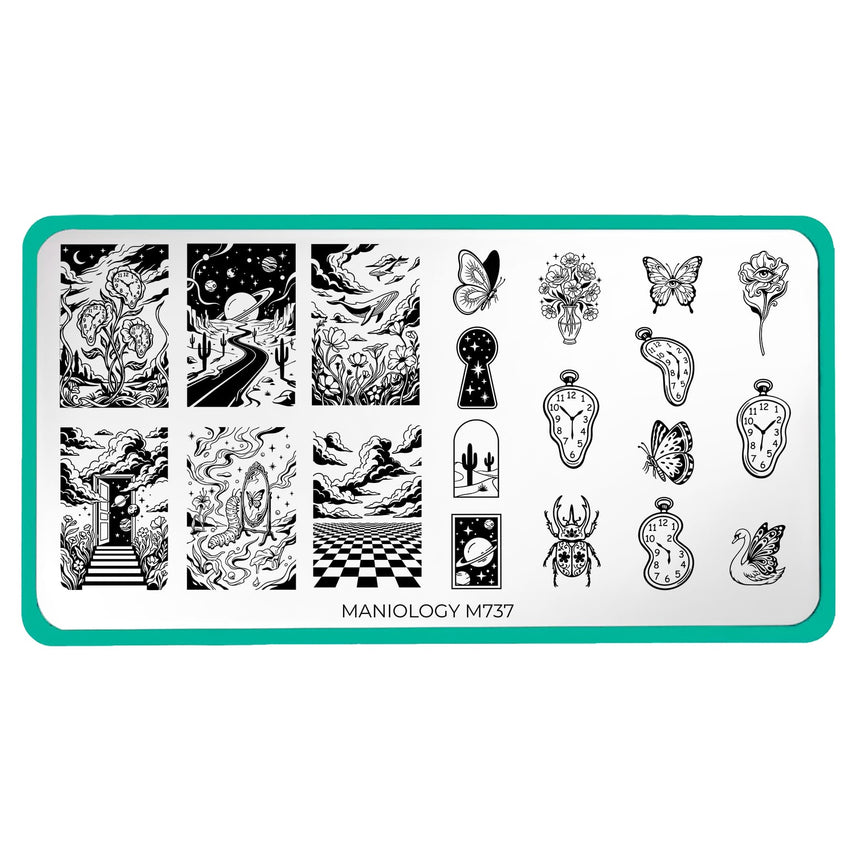 Dreamscapes (M737) - Nail Stamping Plate