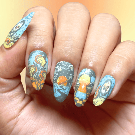 Dreamscapes (M737) - Nail Stamping Plate