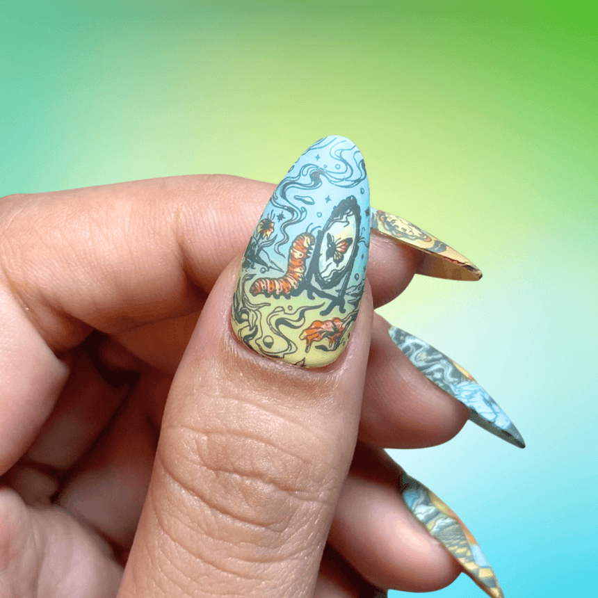 Dreamscapes (M737) - Nail Stamping Plate