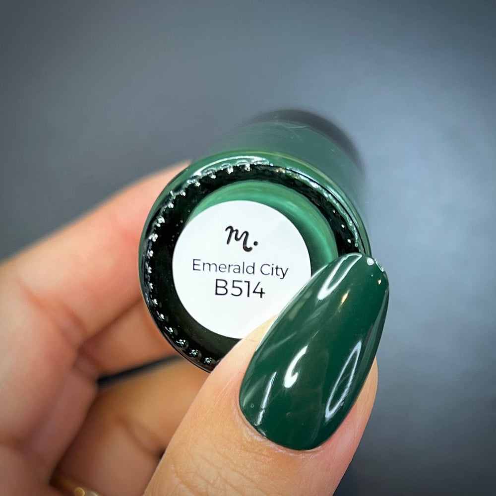 Emerald City (B514) - Dark Green Stamping Polish