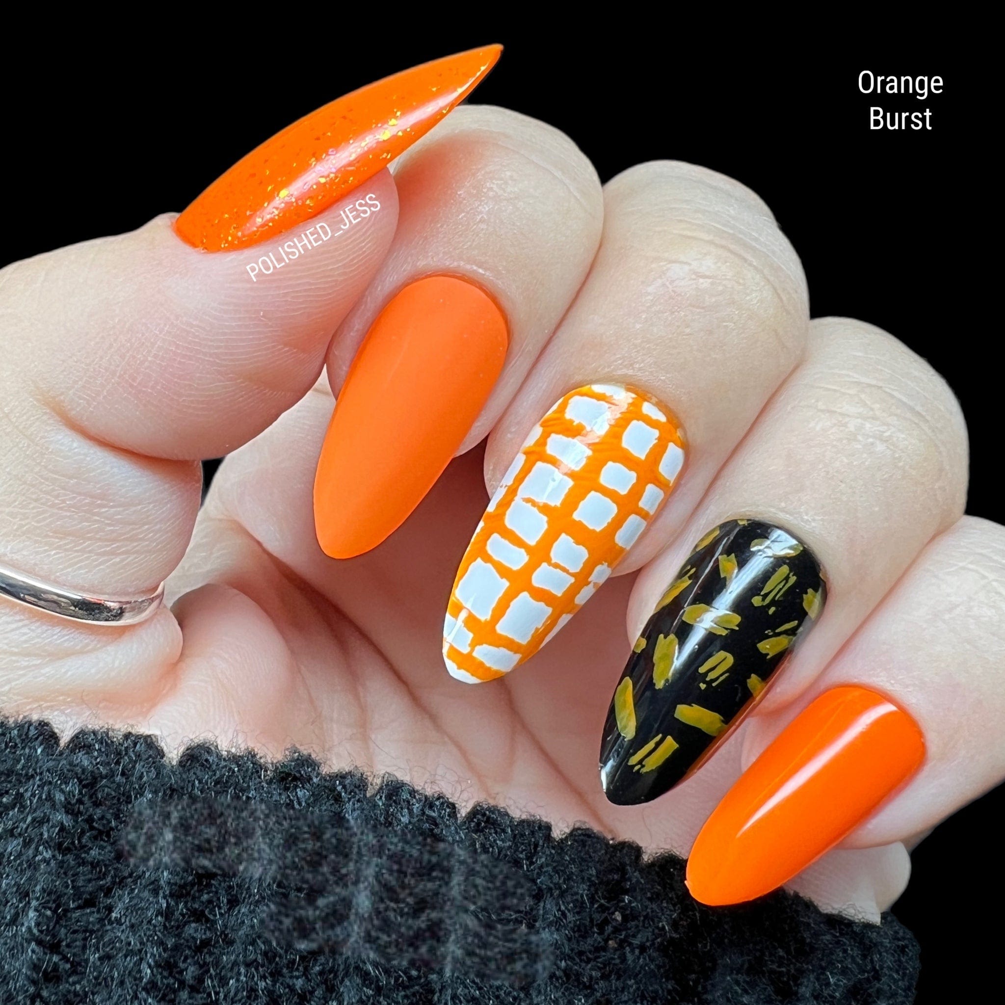 Orange Burst Essentials Bright Stamping Polish | Maniology