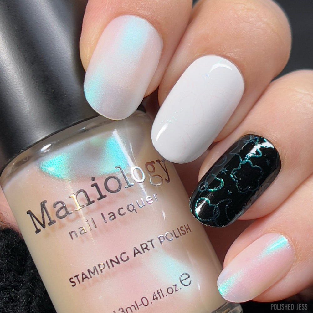 Euphoria (B519) - Duochrome White Stamping Polish