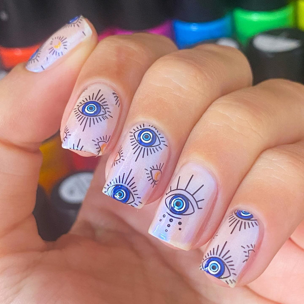 Evil Eye (M480) - Nail Stamping Plate