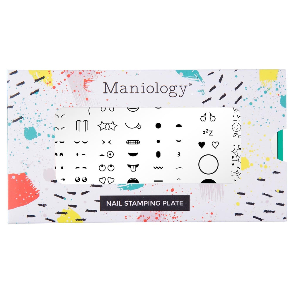 Express Yourself Emojis (M463) - Nail Stamping Plate