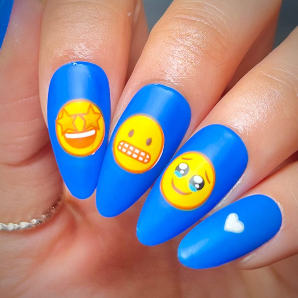 Express Yourself Emojis (M463) - Nail Stamping Plate