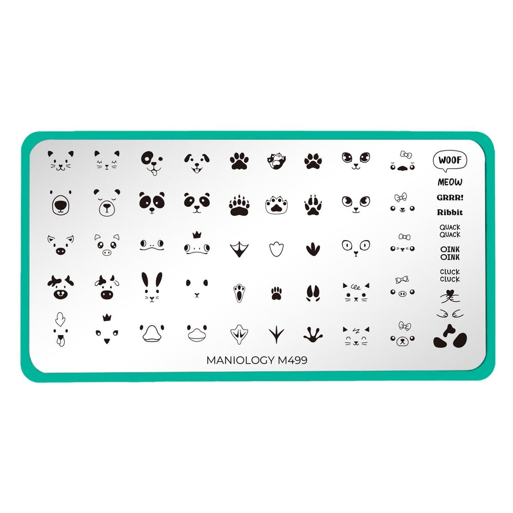 Face Off (M499) - Nail Stamping Plate