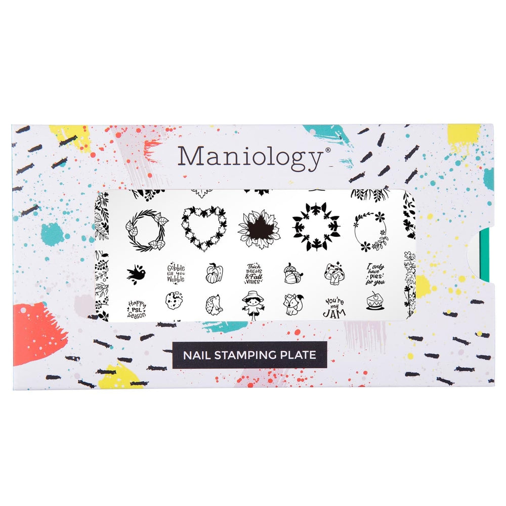 Fall Frames (M545) - Nail Stamping Plate