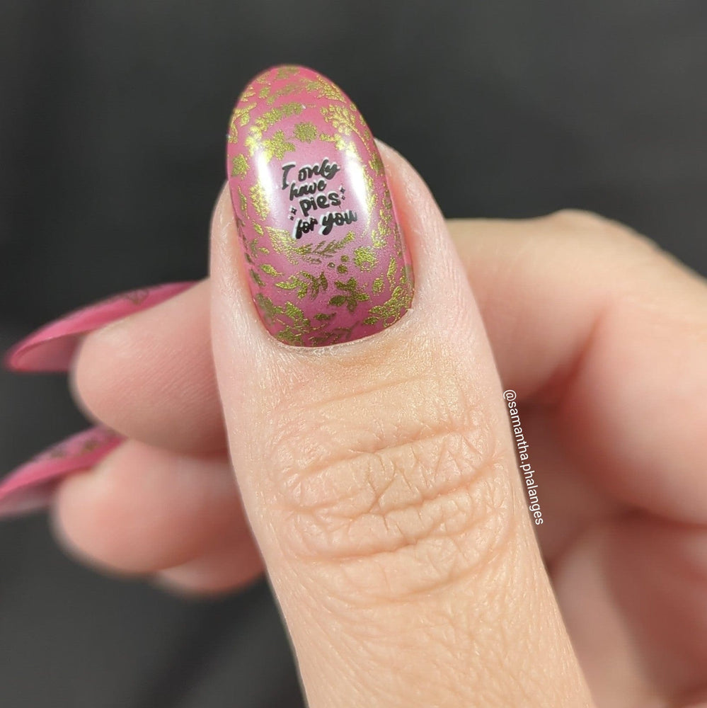 Fall Frames (M545) - Nail Stamping Plate