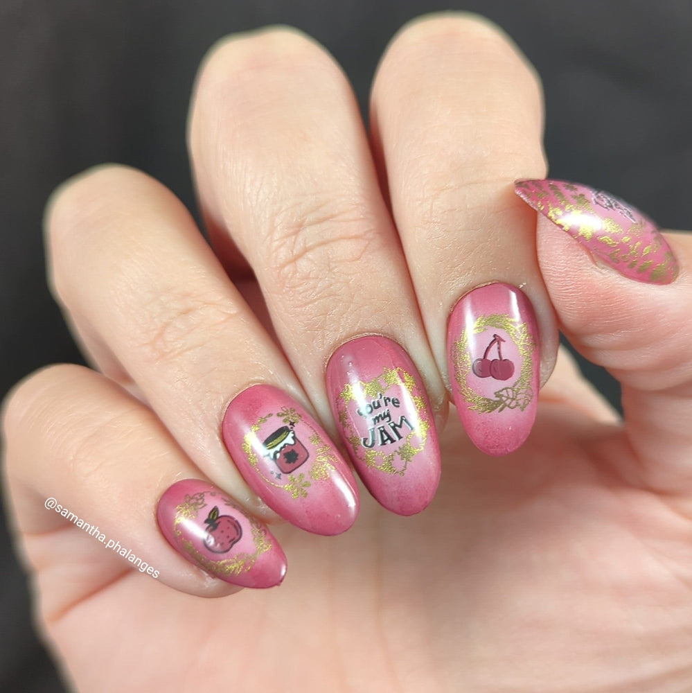 Fall Frames (M545) - Nail Stamping Plate