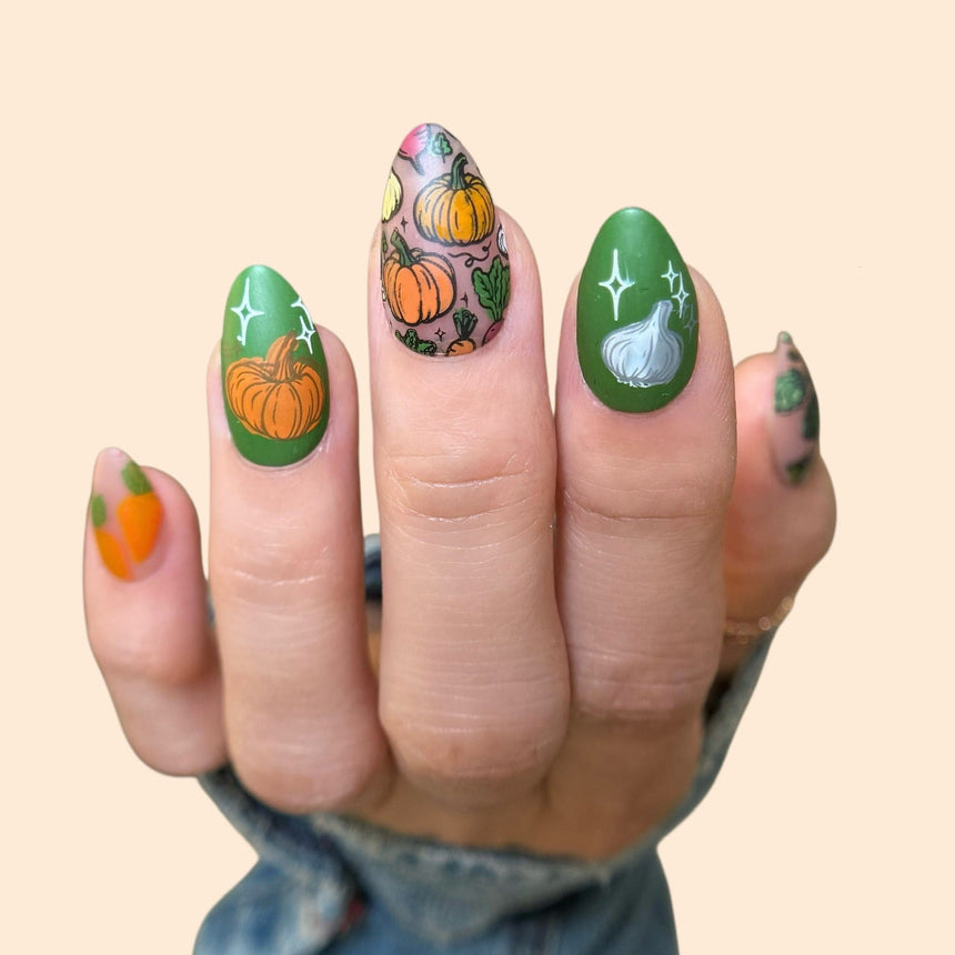 Fall Harvest (M634) - Nail Stamping Plate