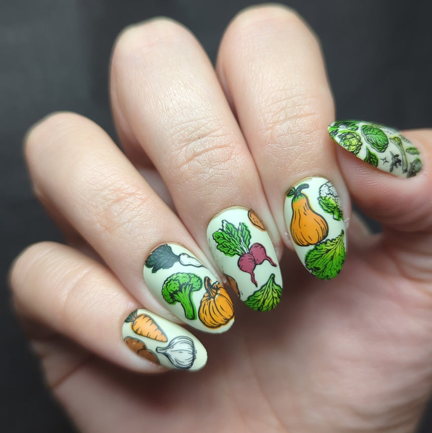 Fall Harvest (M634) - Nail Stamping Plate
