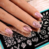 Fall Occasions: Friendly Forest (m022) - Nail Stamping Plate