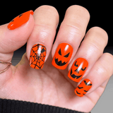 Fall Occasions: Playful Pumpkins (m254) - Nail Stamping Plate