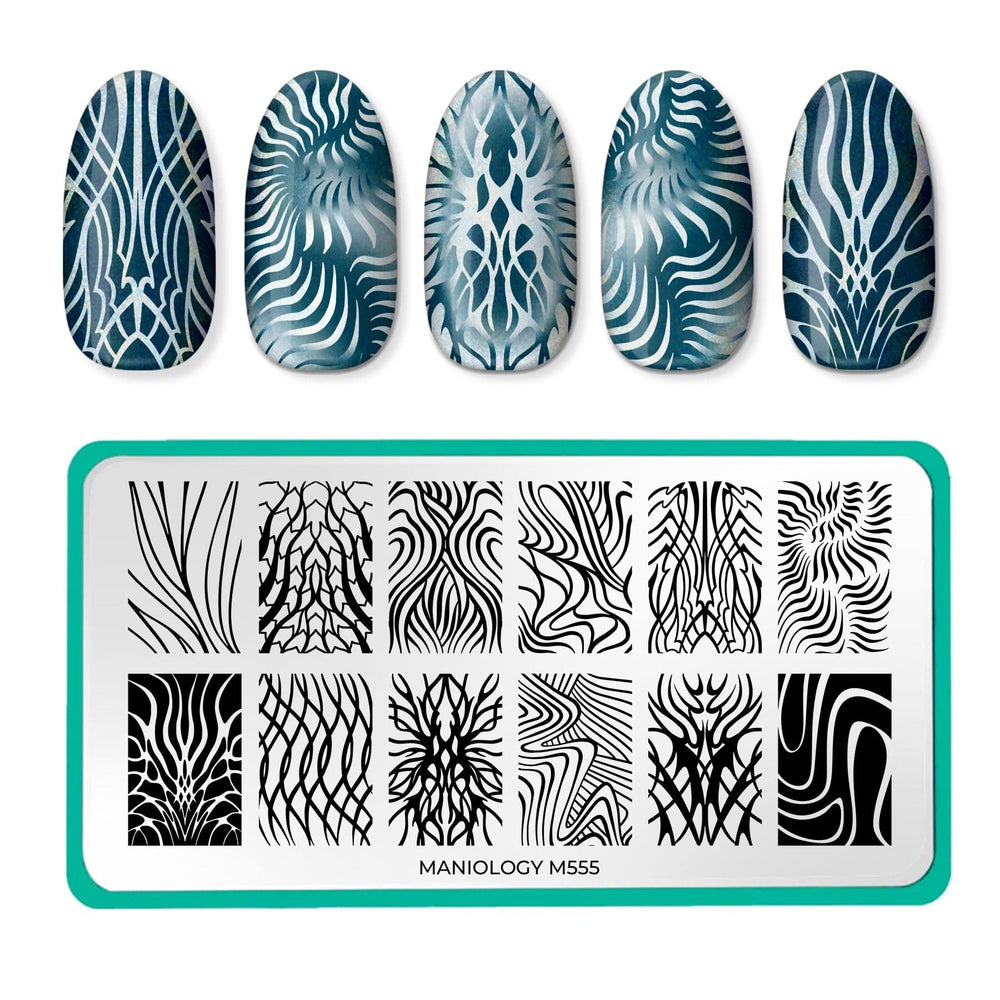 Fashion Forward (M555) - Nail Stamping Plate