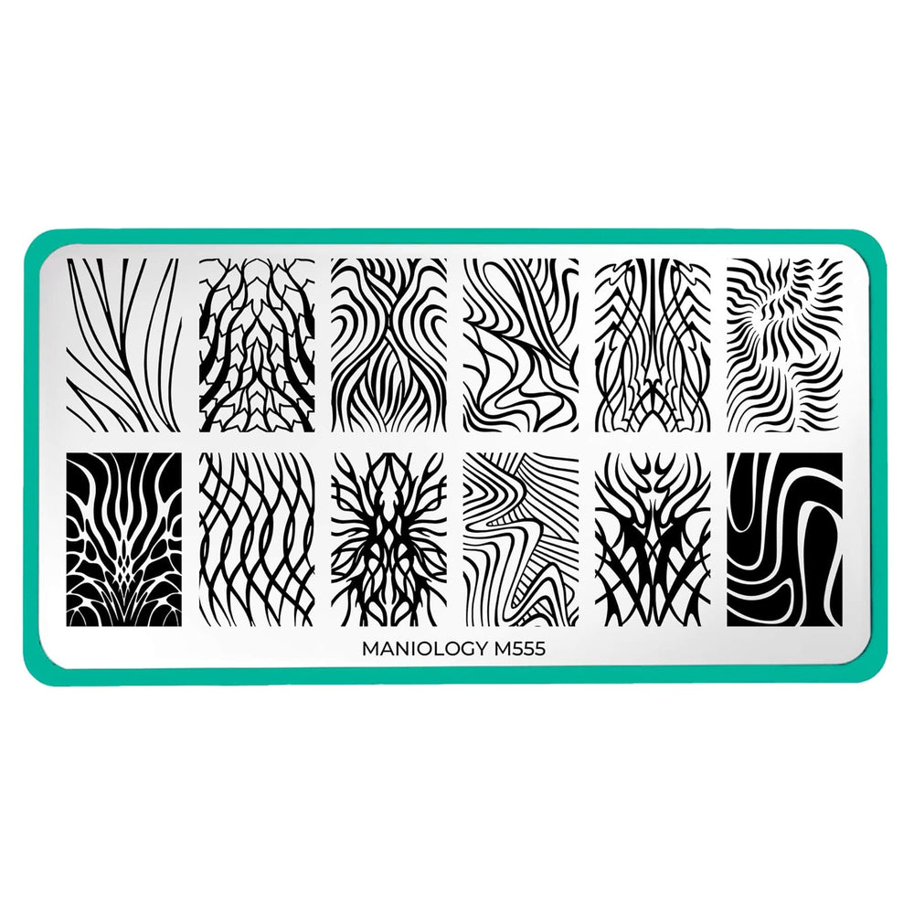 Fashion Forward (M555) - Nail Stamping Plate