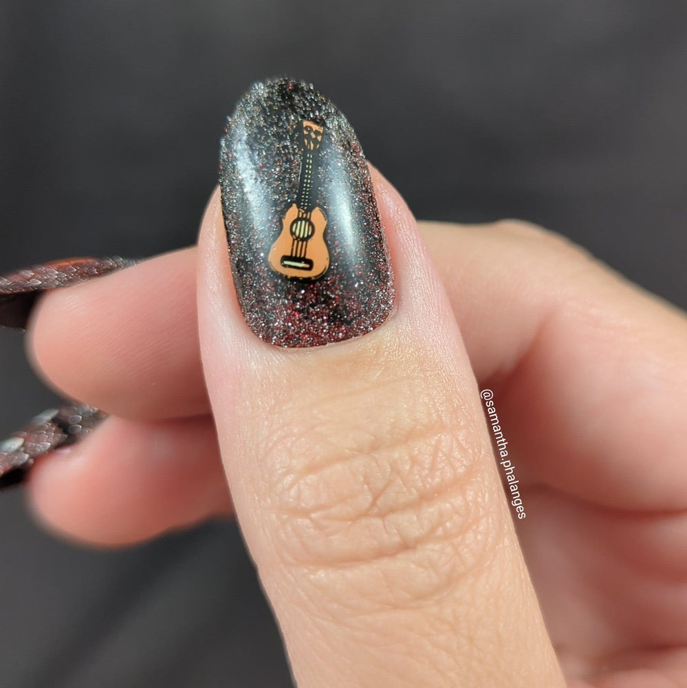 Fearless Melodies (M542) - Nail Stamping Plate