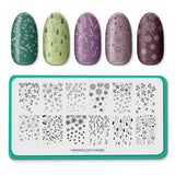 Festive Gradients (M400) - Nail Stamping Plate