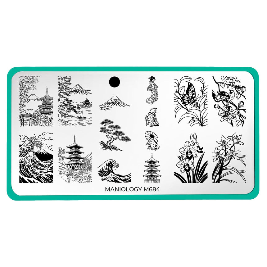 Floating Dreams (M684) - Nail Stamping Plate